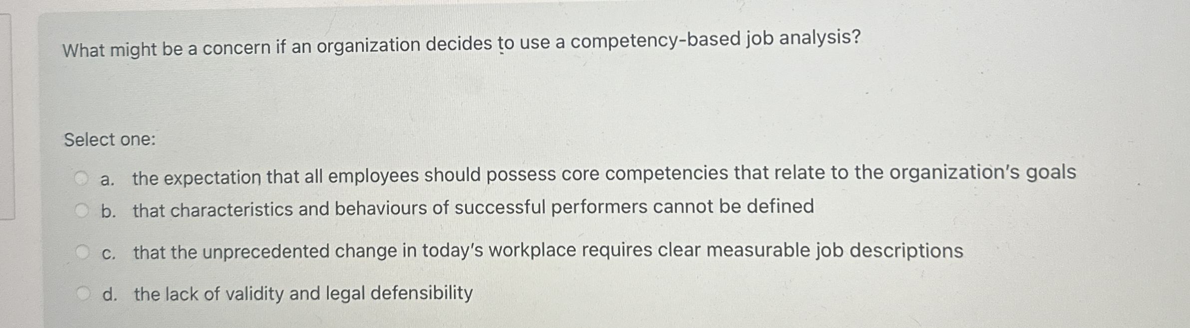 What might be a concern if an organization