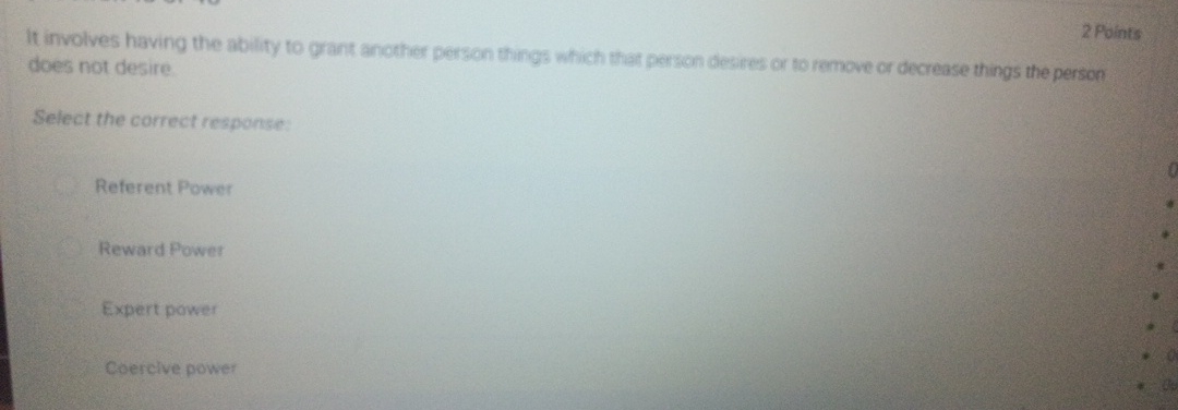 It involves having the ability to grant another