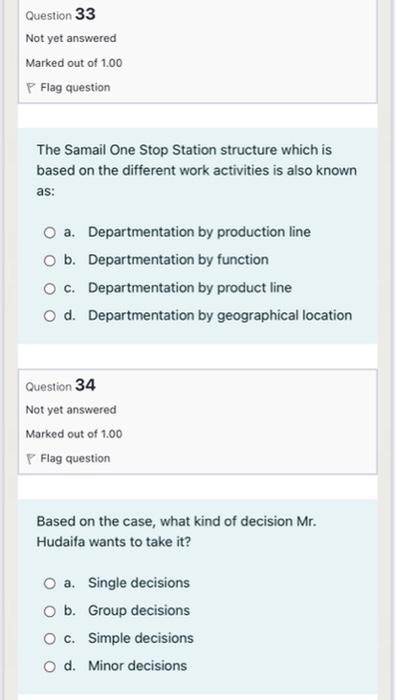 CASE STUDY 2 Oman Oil Company opens a new petrol