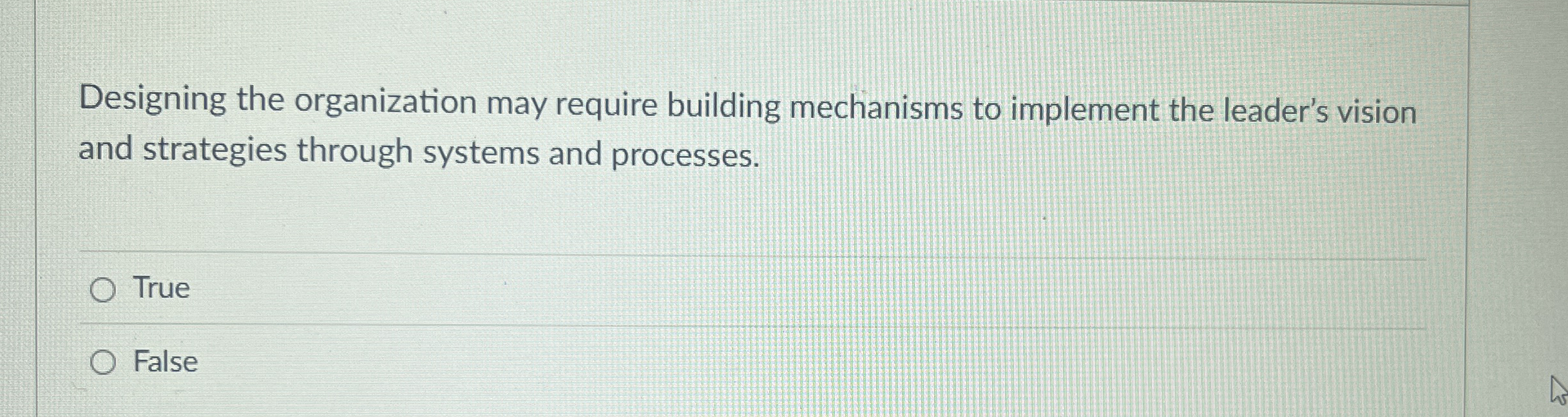 Designing the organization may require building