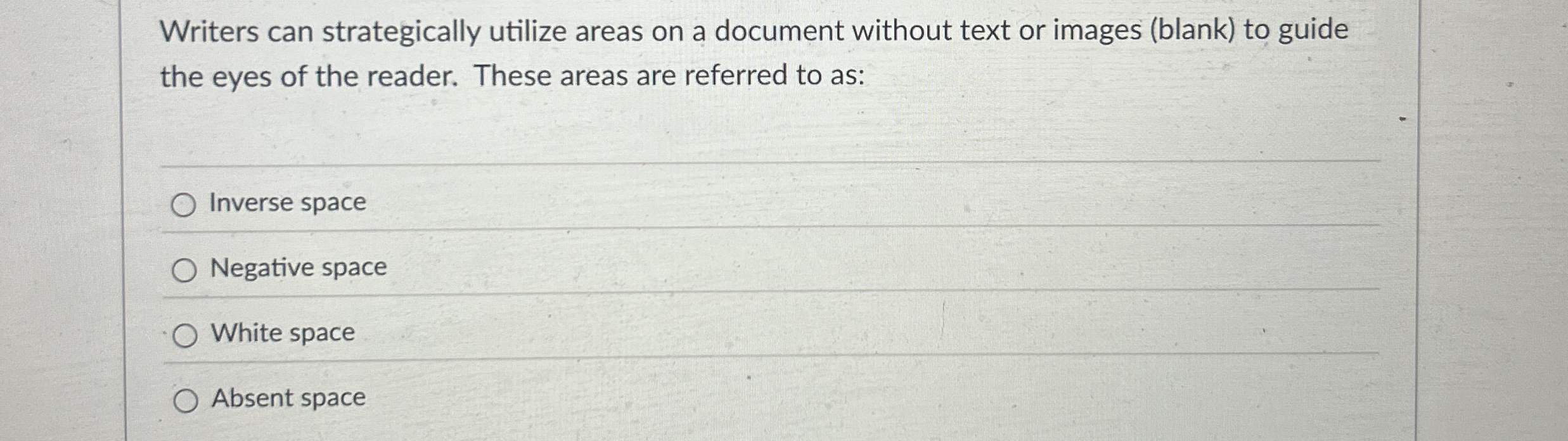 Writers can strategically utilize areas on a