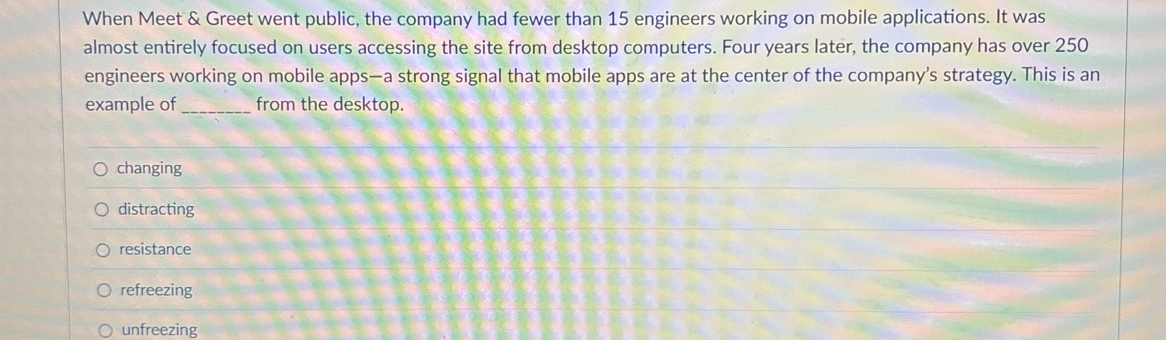 When Meet & Greet went public, the company had