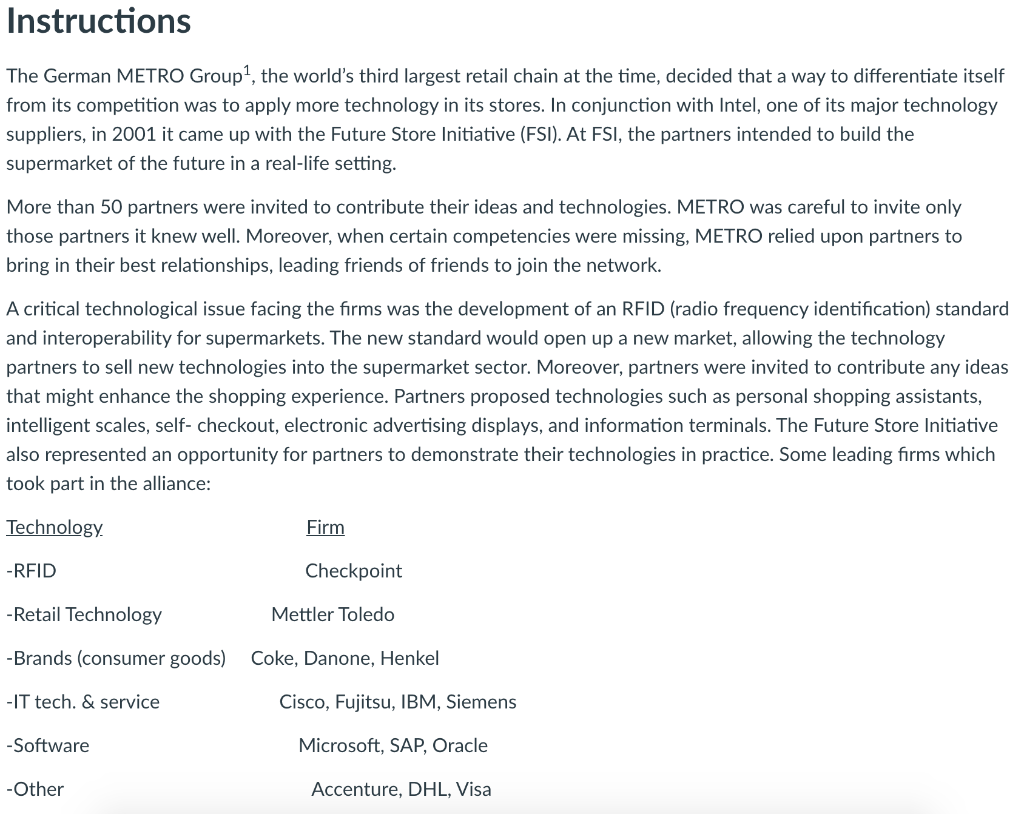 1. What opportunity in the environment suggests
