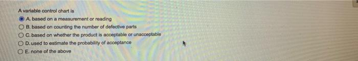 what is the correct answer, is it A? A variable