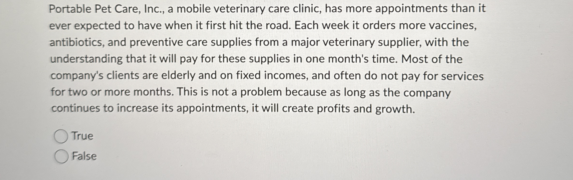Portable Pet Care, Inc., a mobile veterinary care