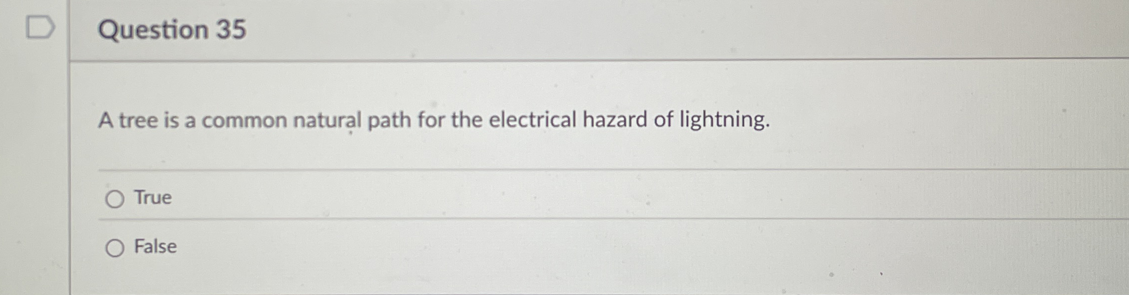 Question 3 5 A tree is a common natural path for