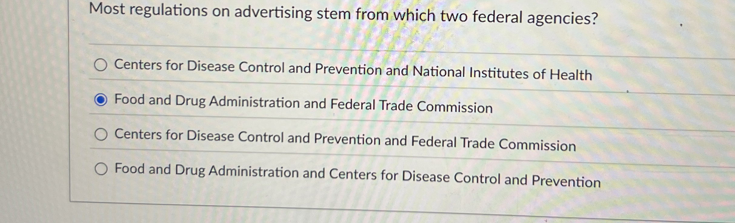 Most regulations on advertising stem from which