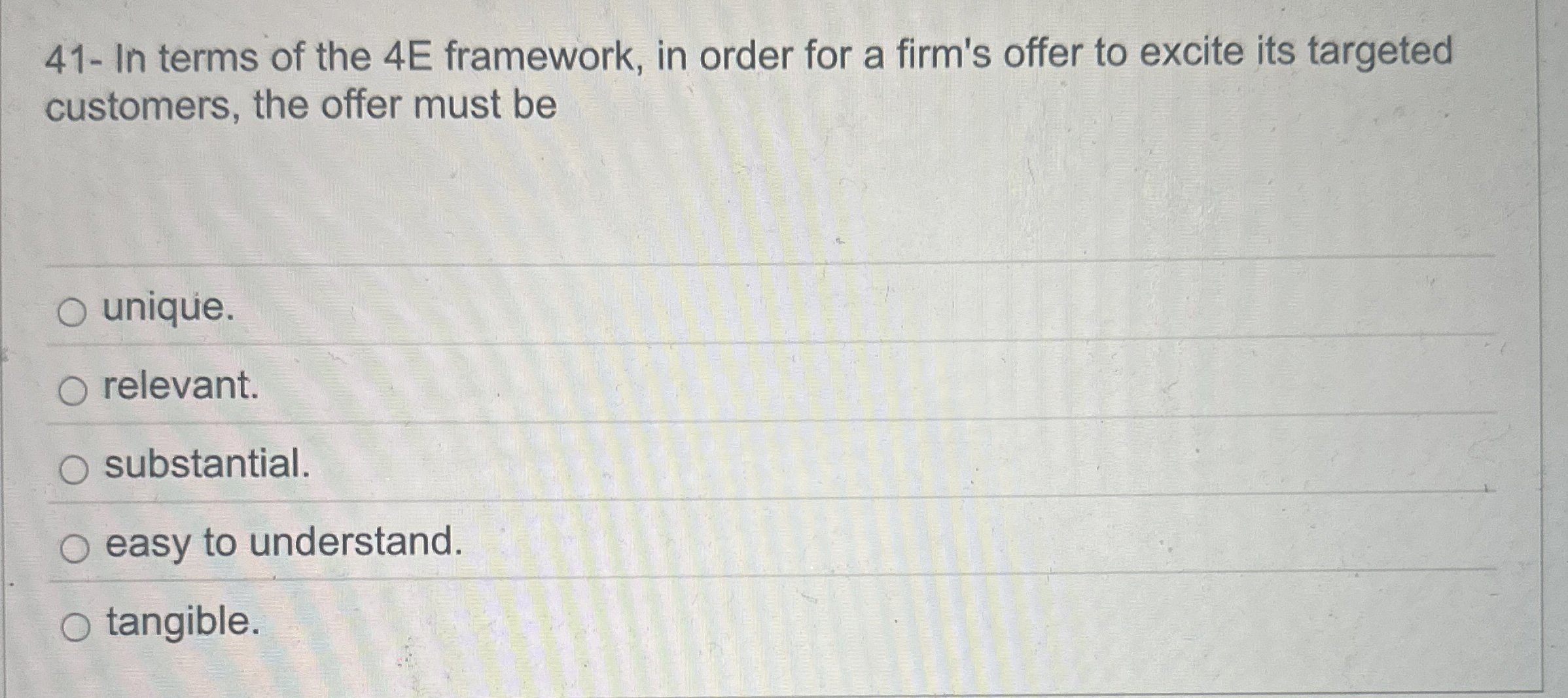 4 1 - In terms of the 4 E framework, in order for