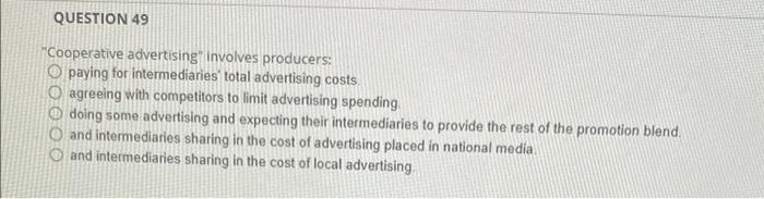 QUESTION 36 Given the following data, compute the