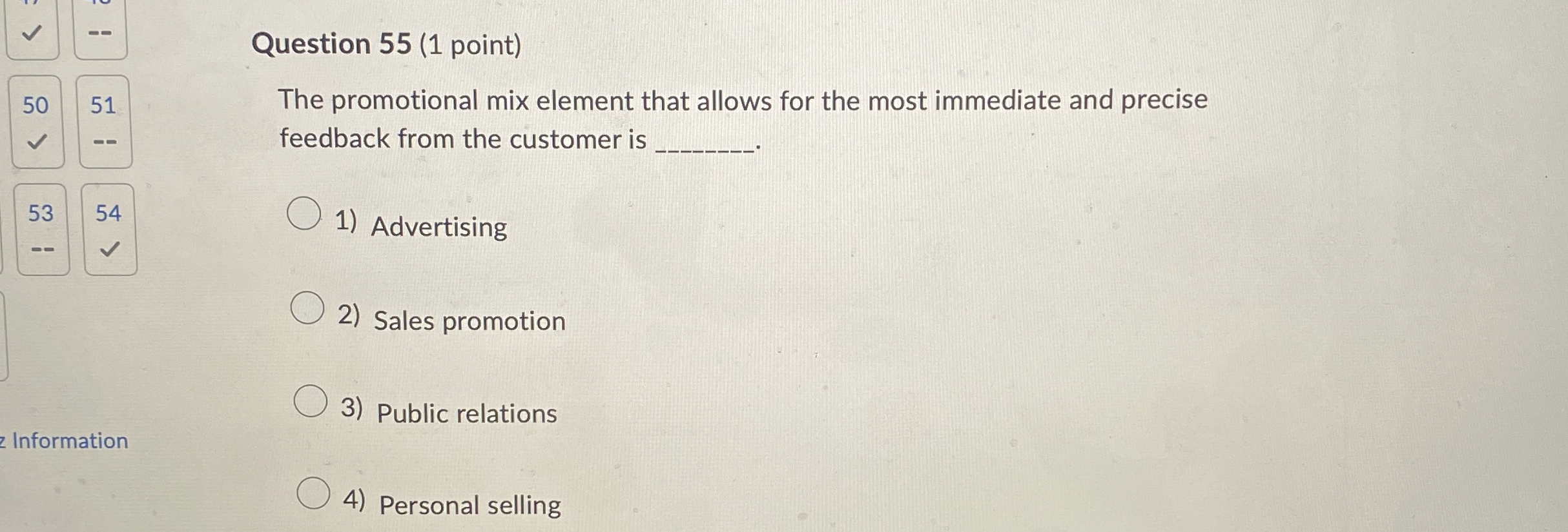 Question 5 5 ( 1 point ) 5 0 , 5 1 The