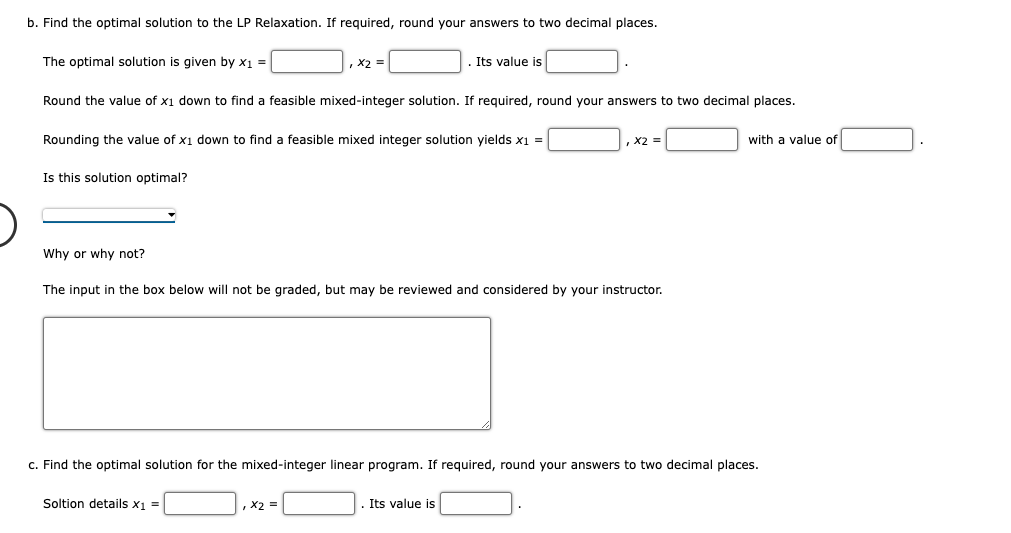 Problem 11-5 Consider the following all-integer