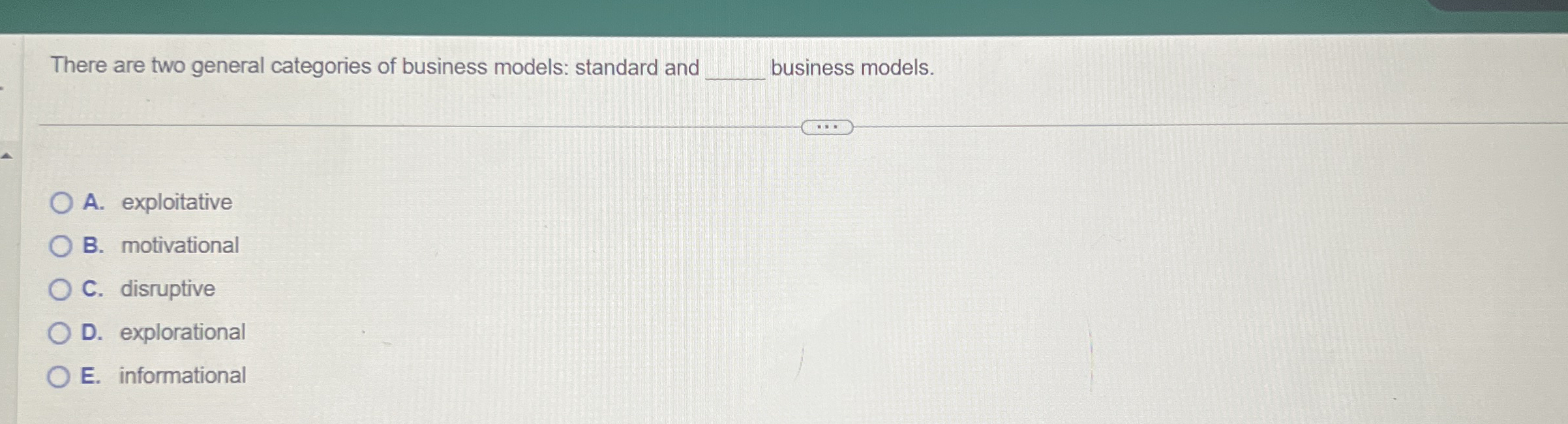 There are two general categories of business