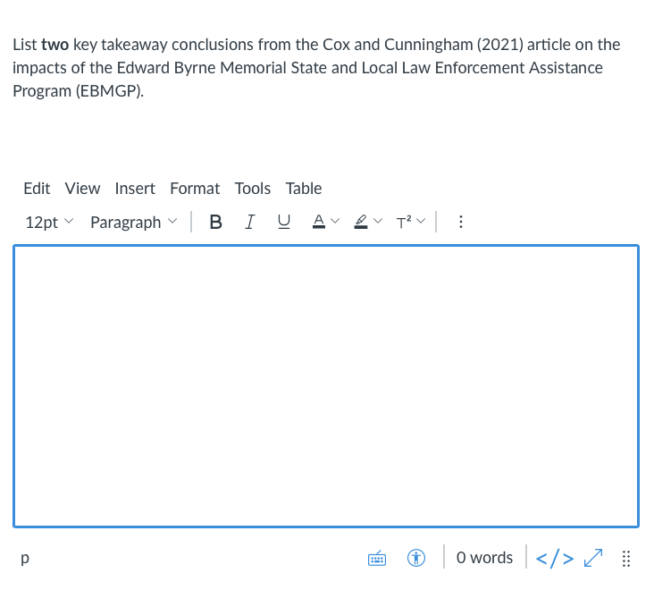 List two key takeaway conclusions from the Cox