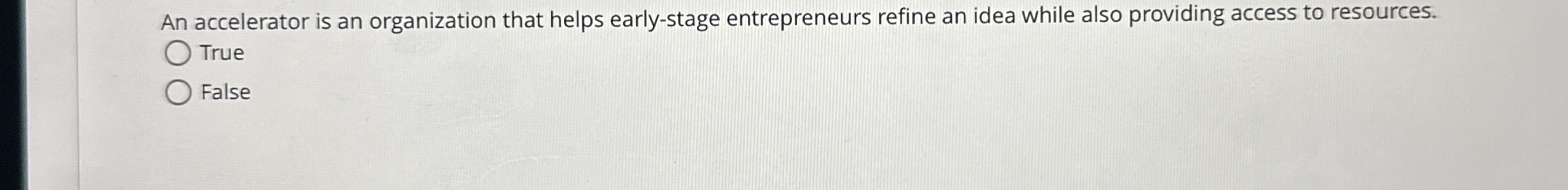 An accelerator is an organization that helps