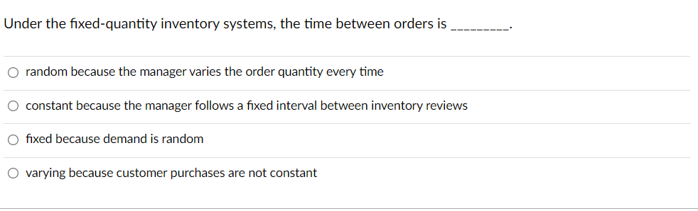 A matrix captures which activities have to be