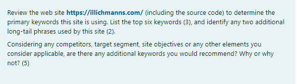 Review the web site https://illichmanns.com/