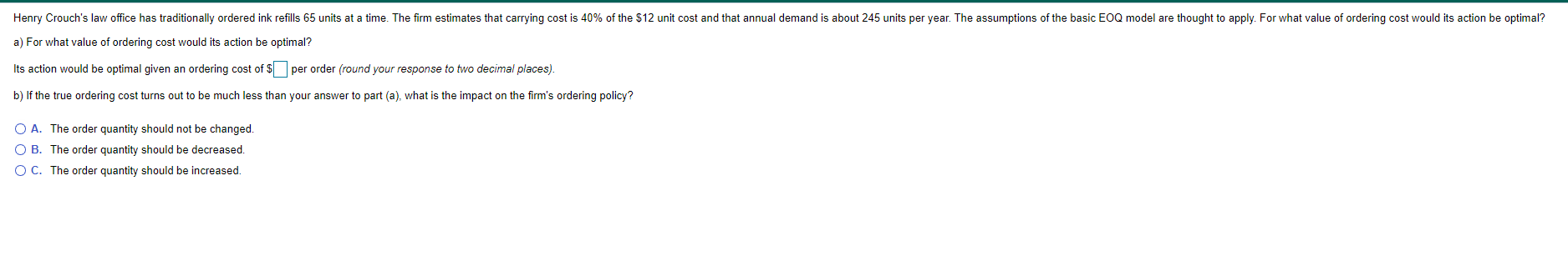 Henry Crouch's law office has traditionally