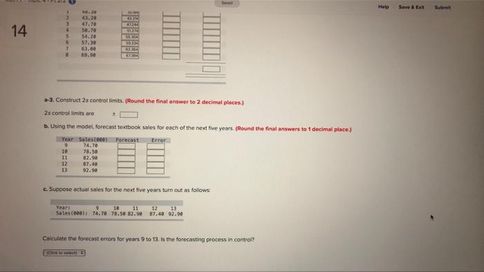A textbook publishing company has compled data on