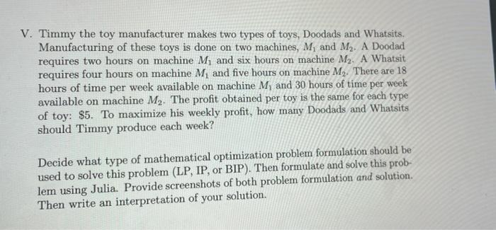 pls just help me formulate and which optimization