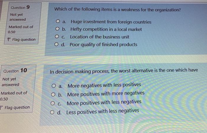 Question 7 Which of the following is FALSE