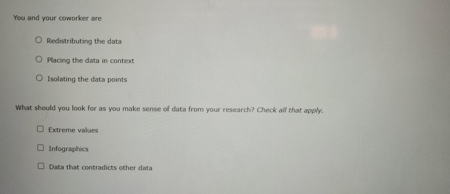 You work in the administrative offices of a