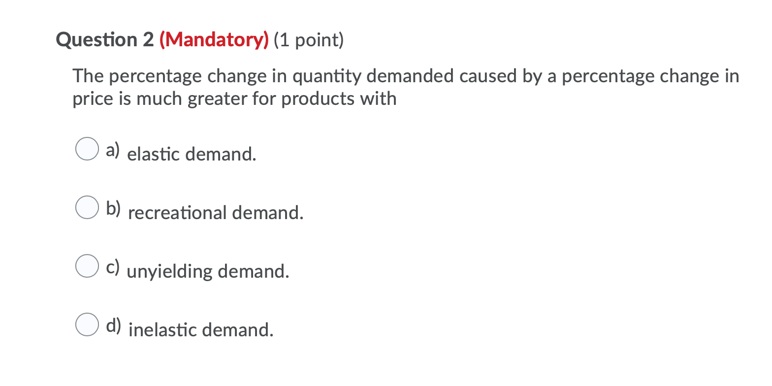 Question 1 (Mandatory) (1 point) Aaron of WP