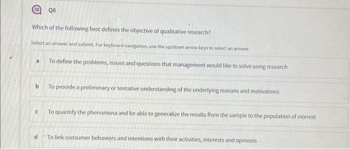 Q6 What is a customer advisory panel? Select an