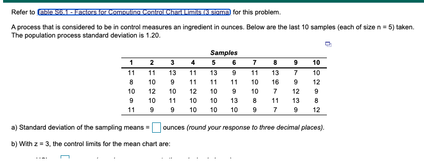 . Mean Factor, Sample Size, n Az 2 3 4 00 on a WN