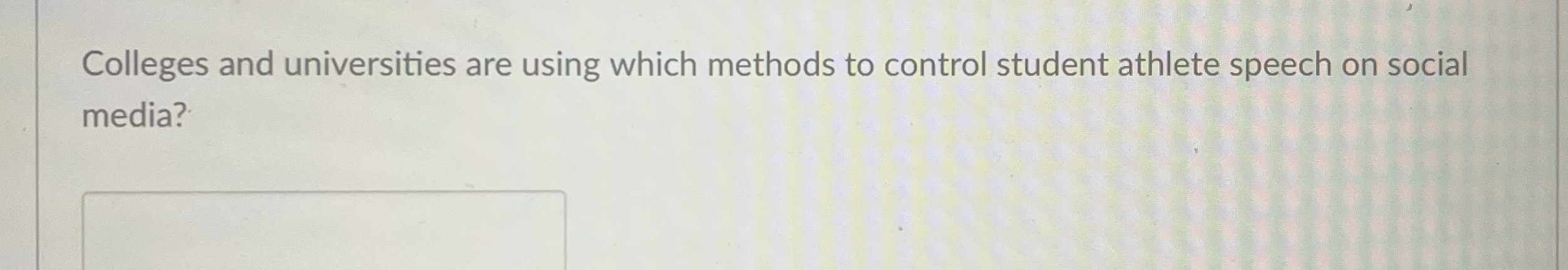 Colleges and universities are using which methods