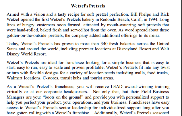 Q7 NOTE avoid plagiarism and be detailed Wetzel's