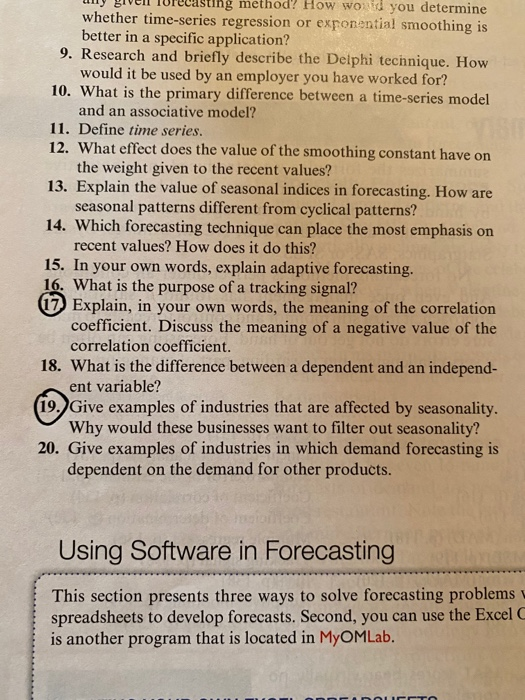 I need only question 20 please. ting method? How