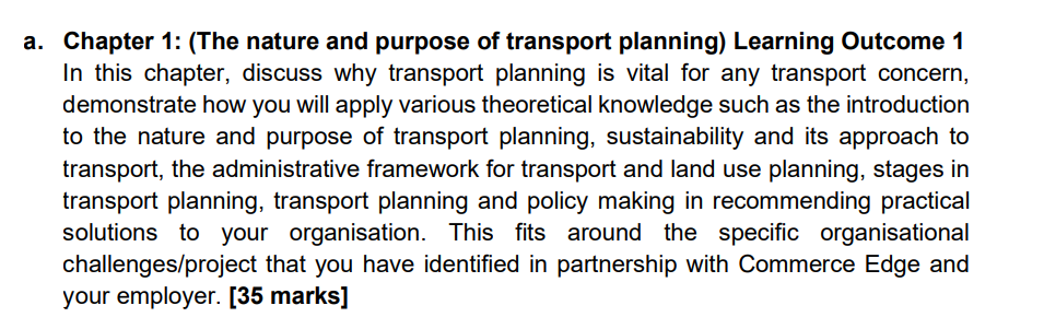 a . Chapter 1 : ( The nature and purpose of