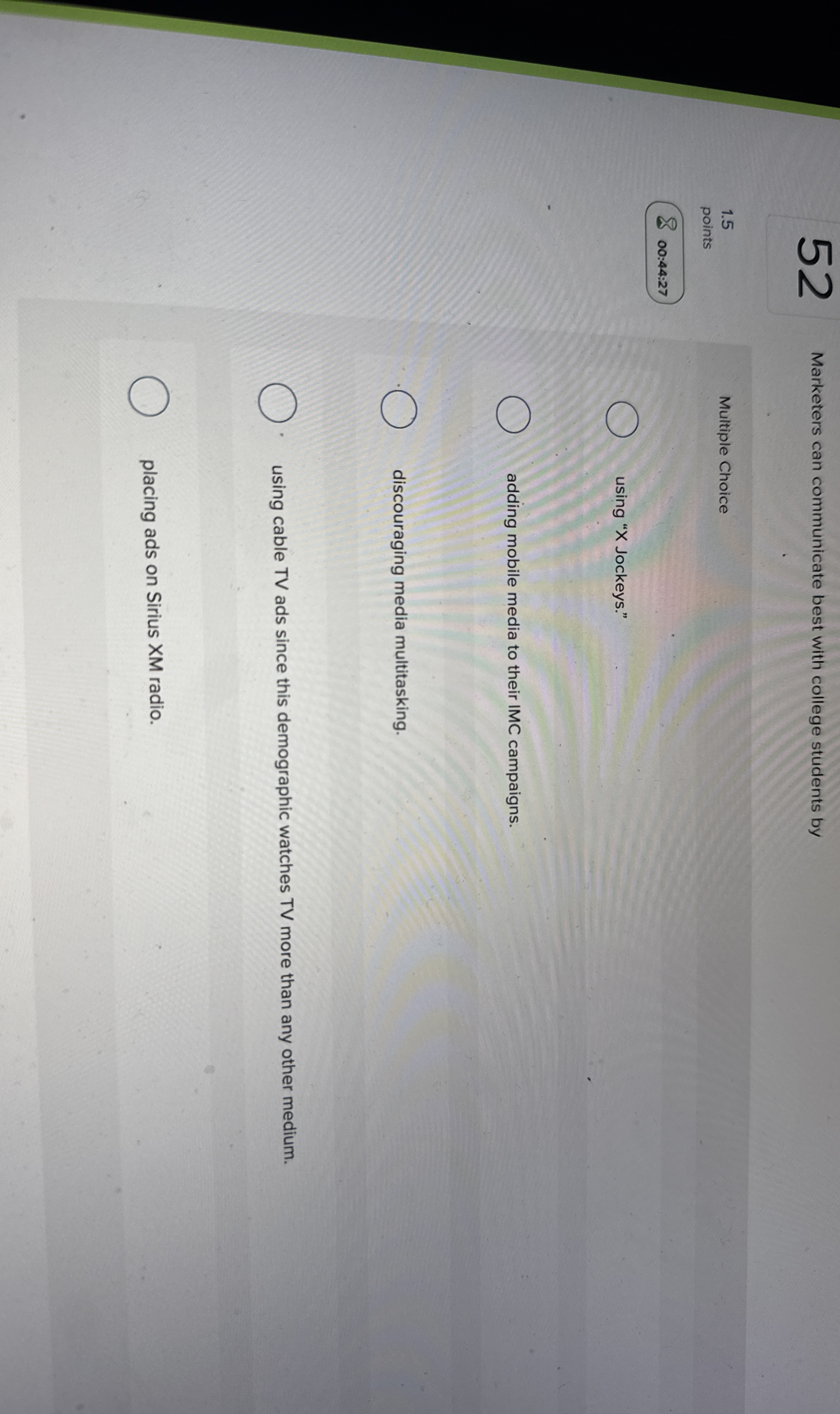 5 2 Marketers can communicate best with college