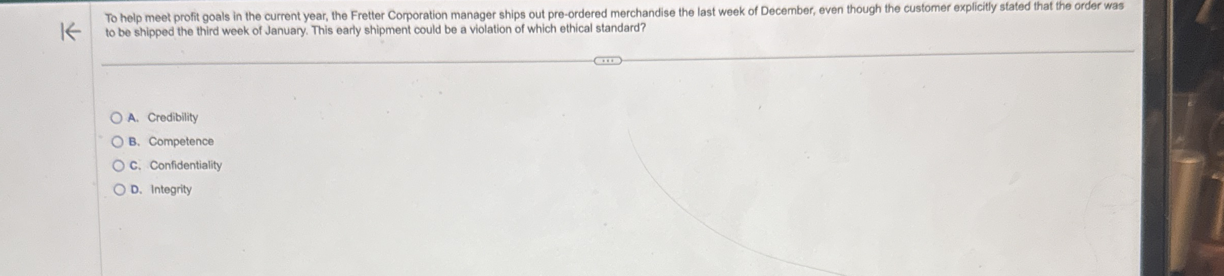 to be shipped the third week of January. This