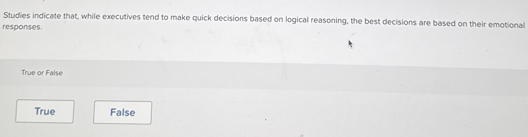 Studies indicate that, while executives tend to