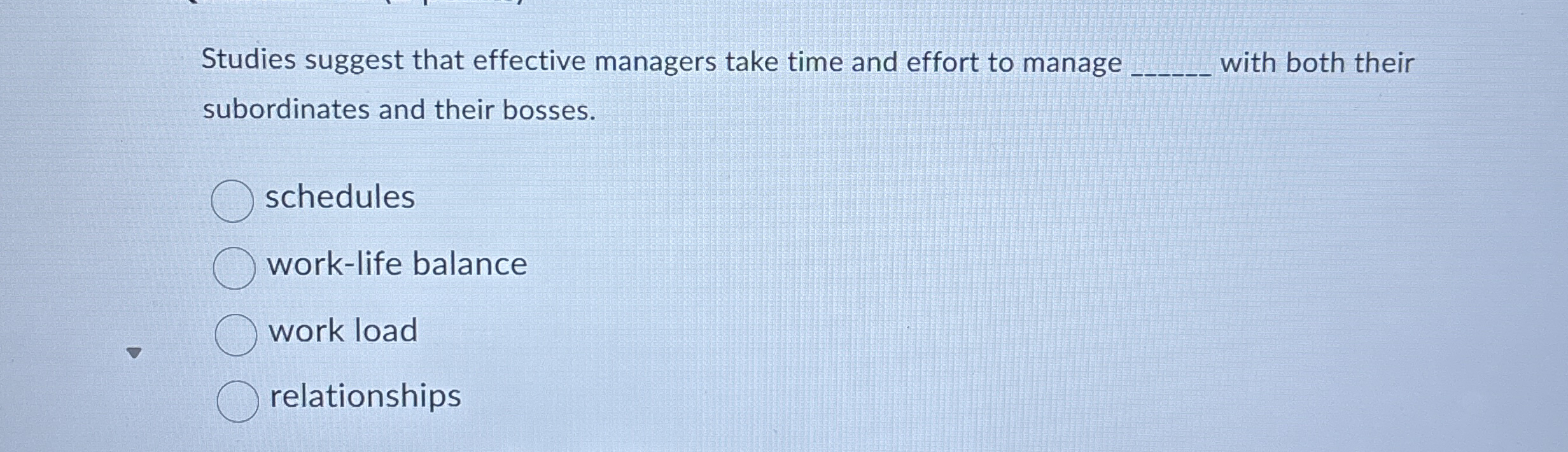 Studies suggest that effective managers take time