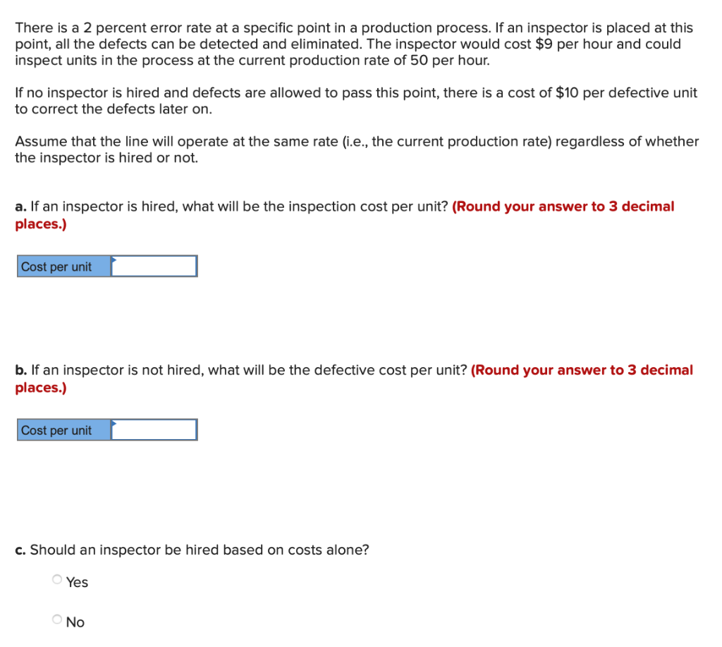 There is a 2 percent error rate at a specific