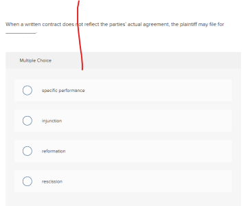 When a written contract does not reflect the