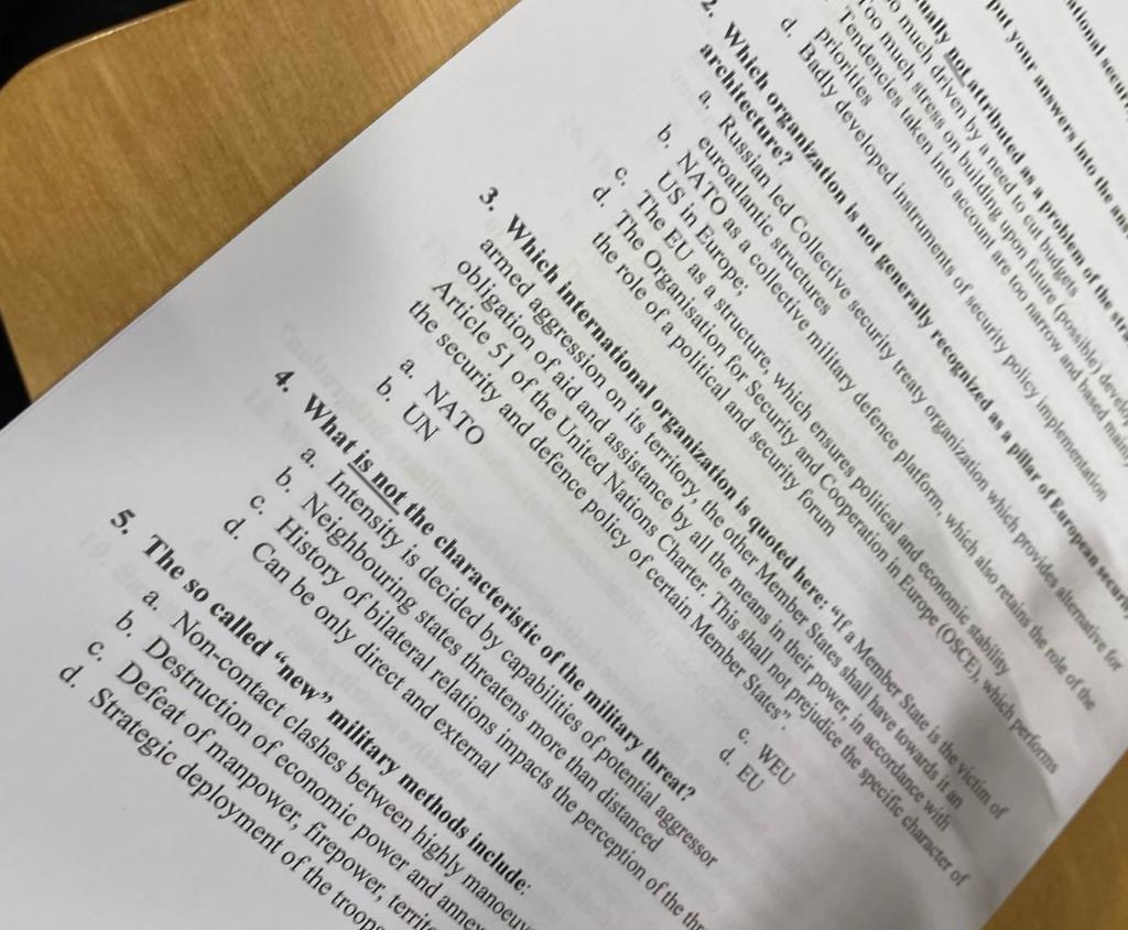 put your answers into the an sually not