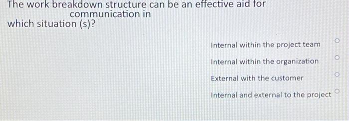 Answer All ?? You are a project manager who is in