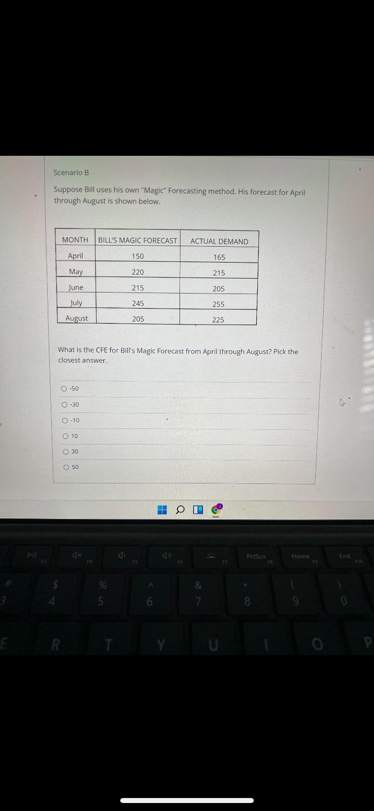 Scenario B Suppose Bill uses his own "Magic"