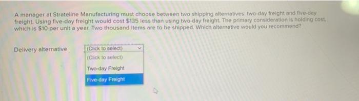 what answer will be selected A manager at