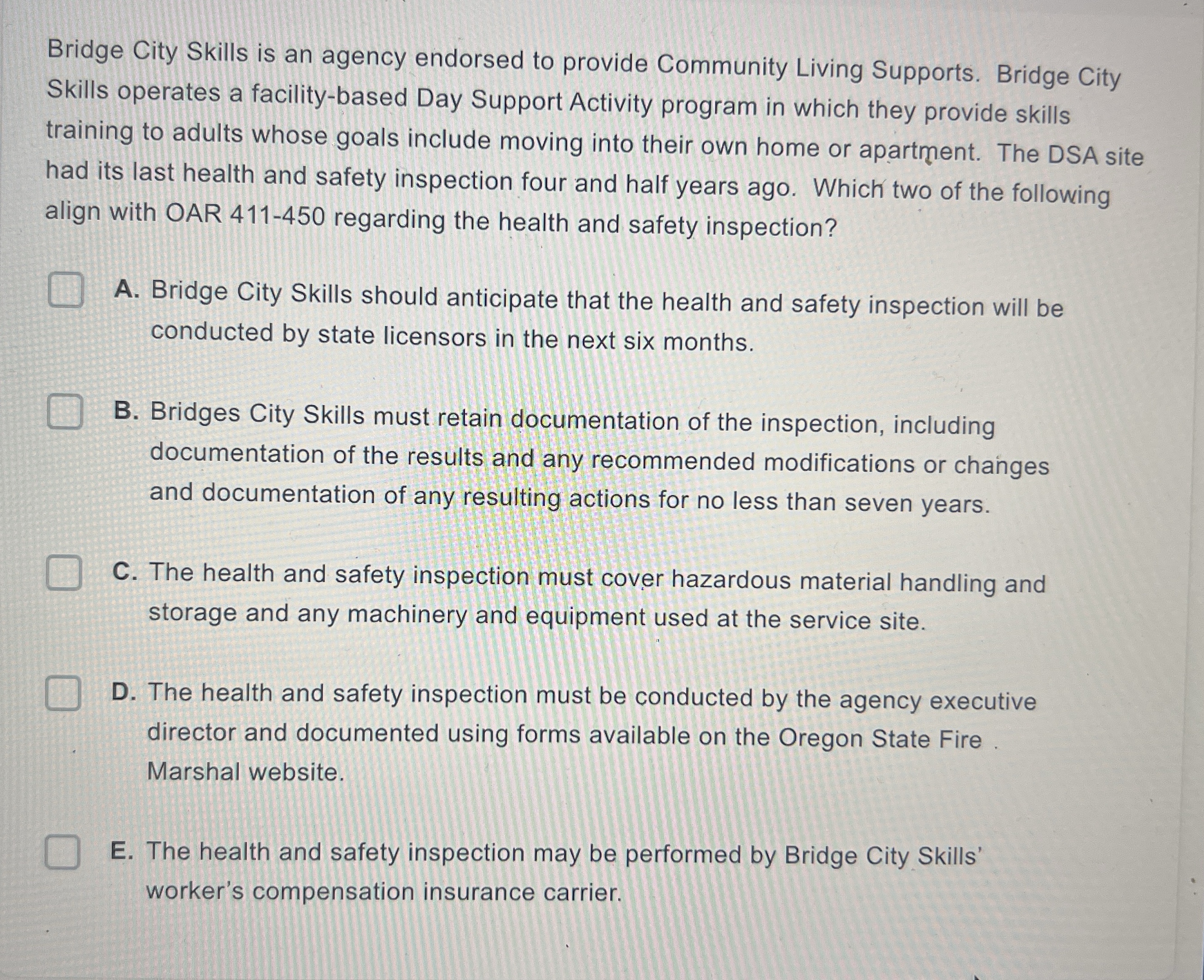 Bridge City Skills is an agency endorsed to