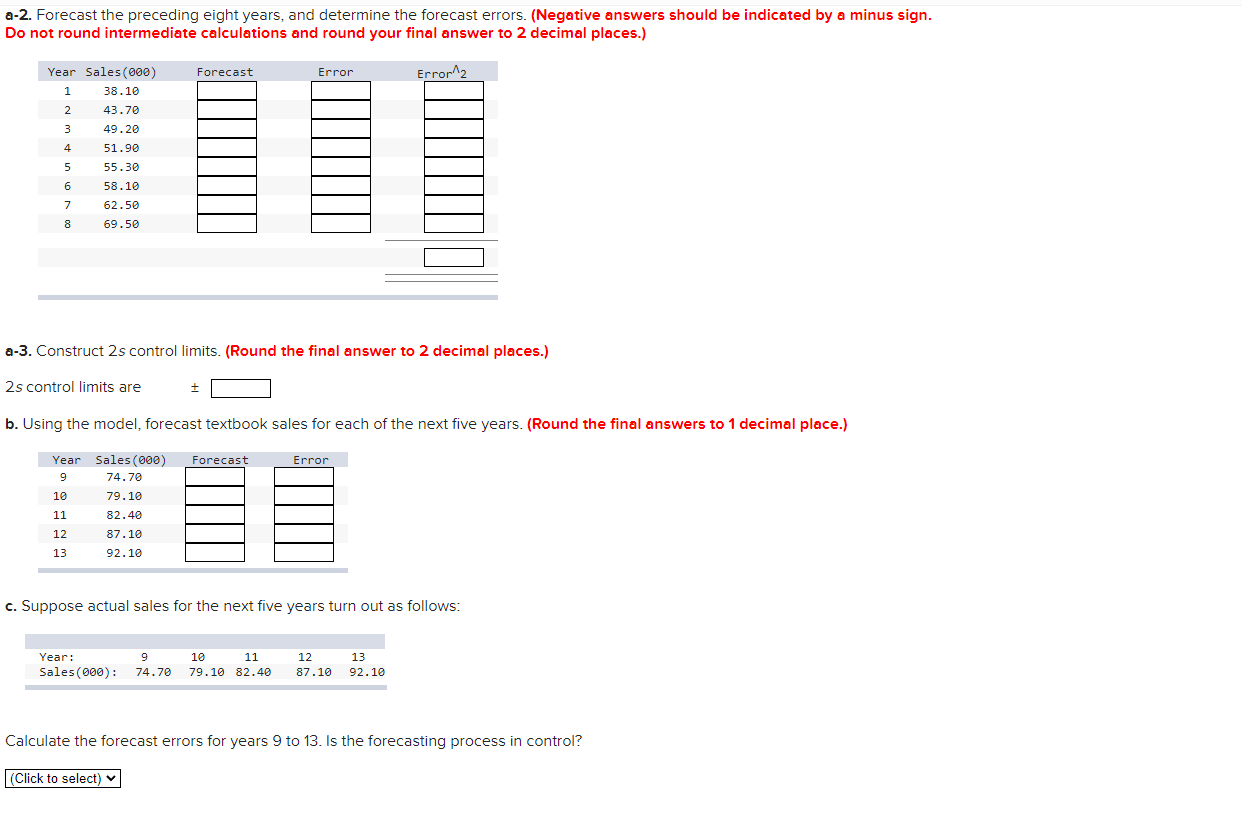 A textbook publishing company has compiled data