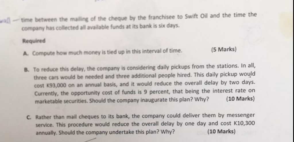 Please answer with clear solutions and