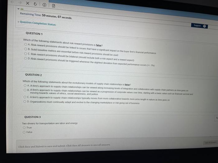 o Remaining Time: 59 minutes, 07 seconds.