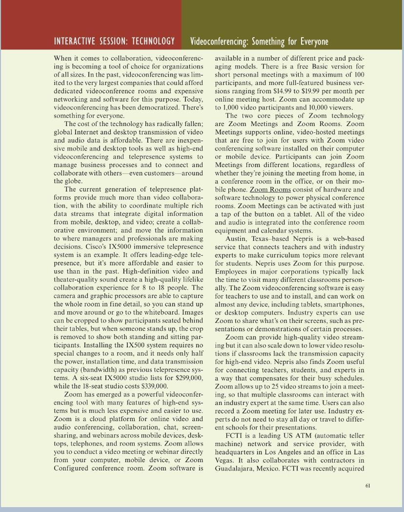 3. Describe the specific ways in which