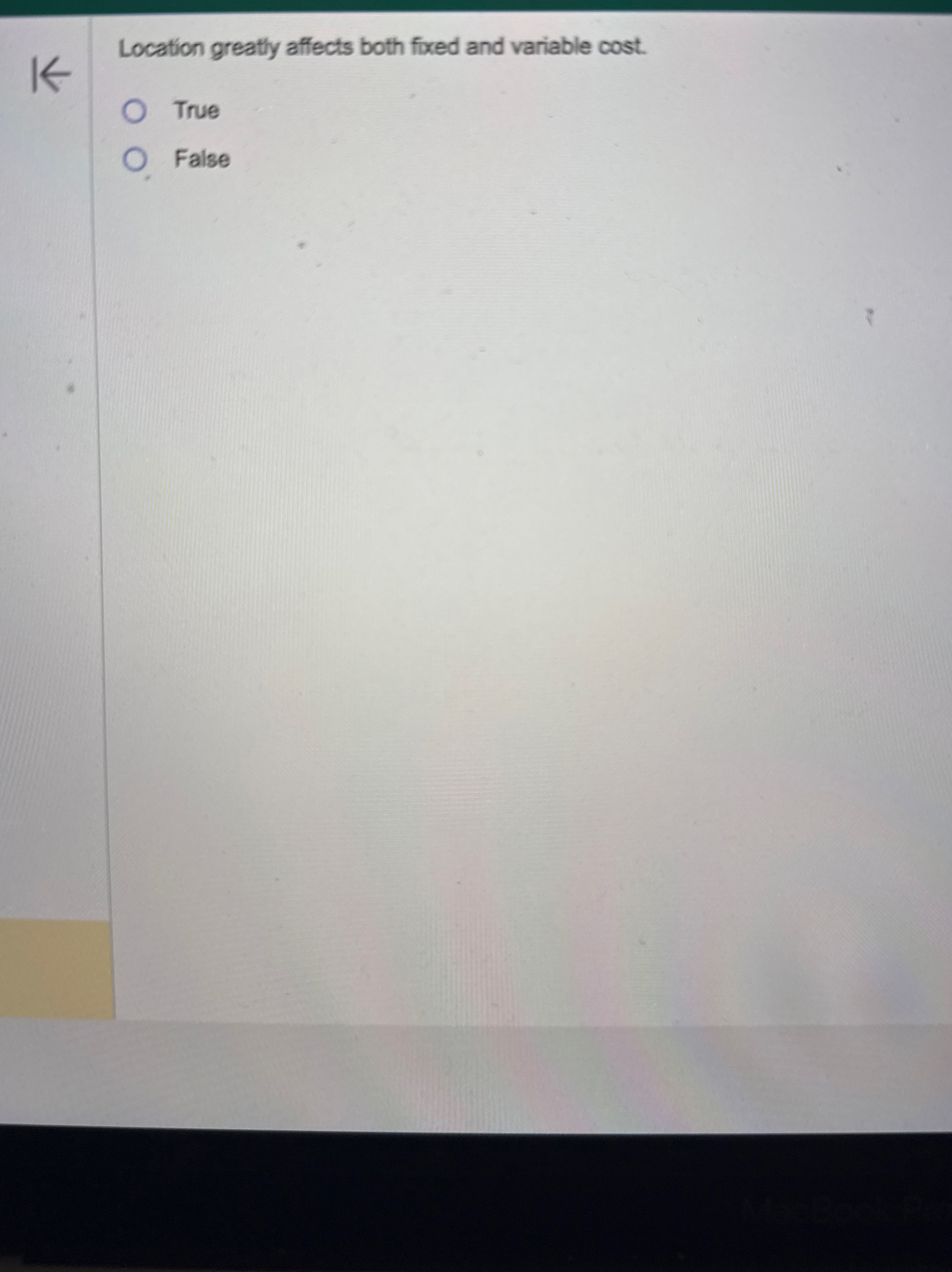 Location greatly affects both fixed and variable
