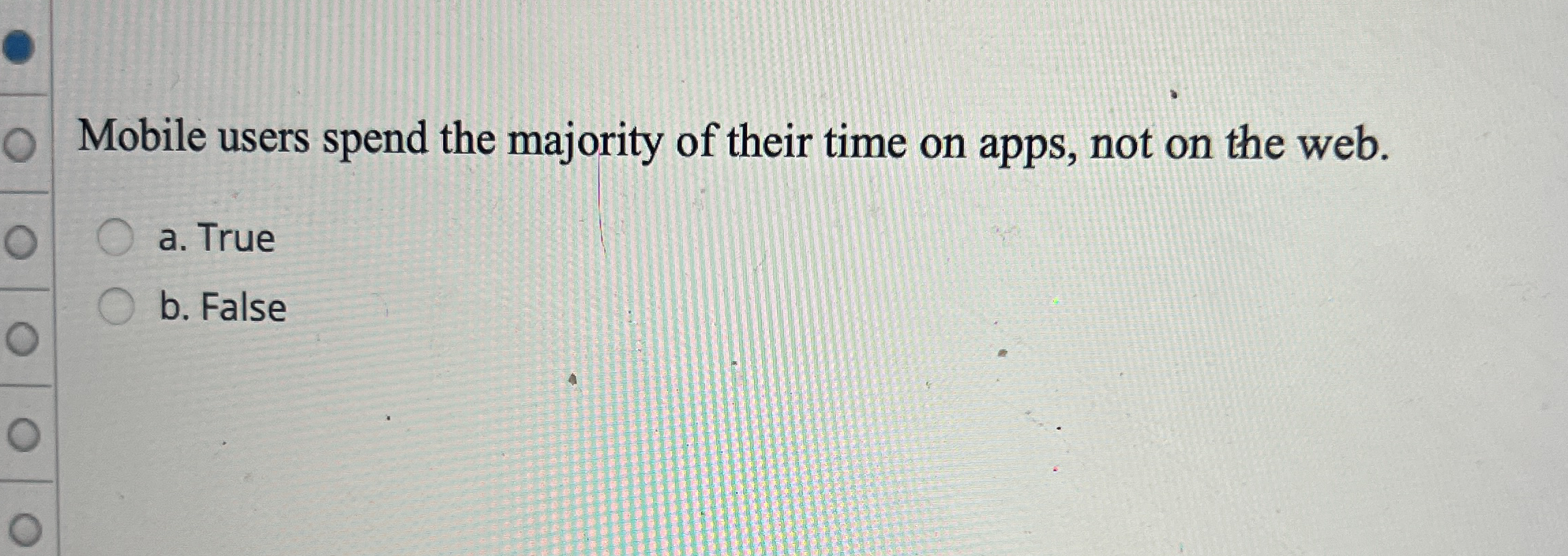 Mobile users spend the majority of their time on