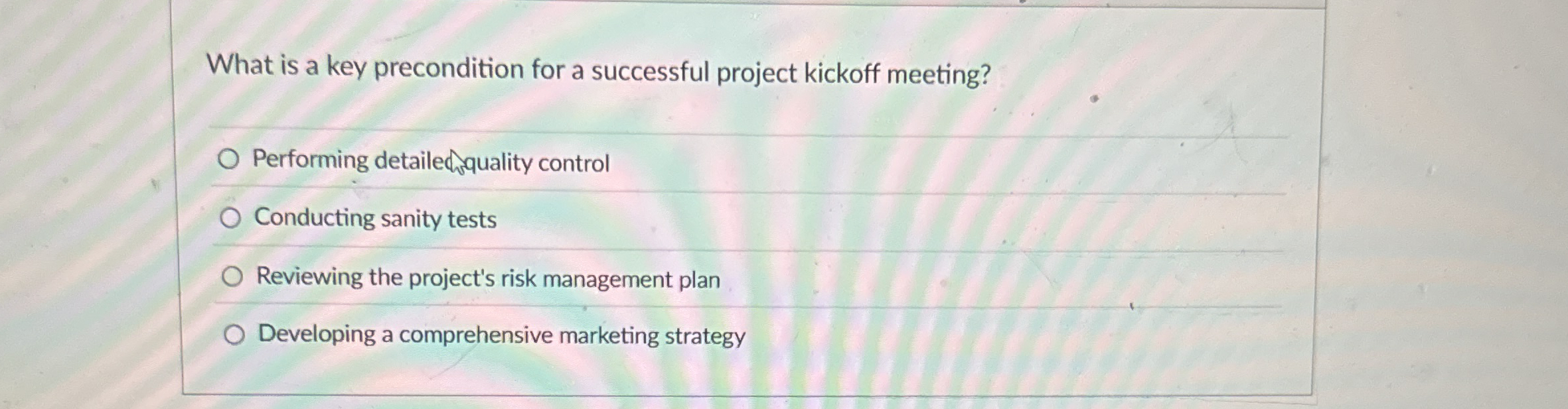 What is a key precondition for a successful